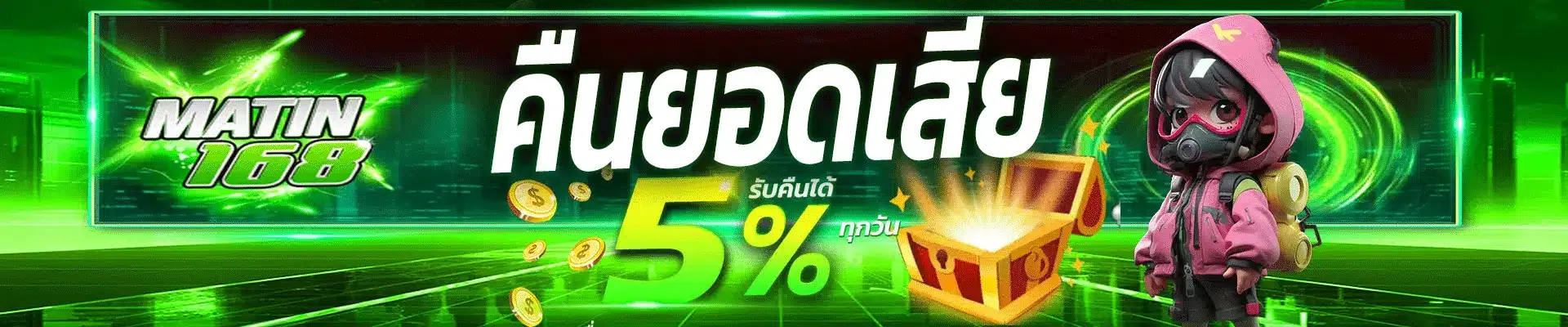 MATIN168 รับคืนทุกวัน